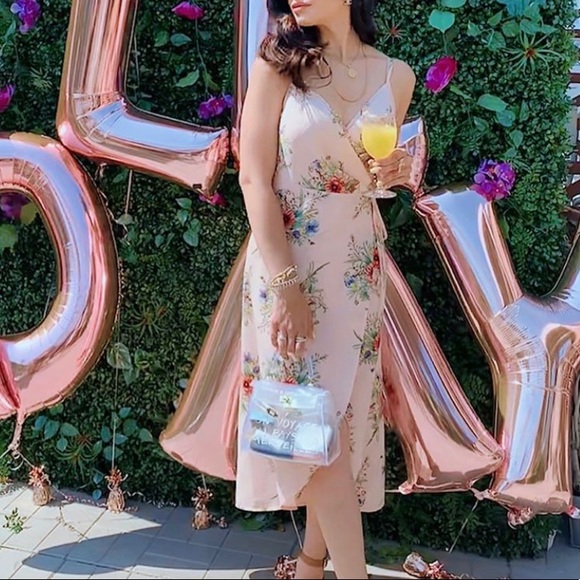 TopShop Floral Wrap Dress - Picture 1 of 4